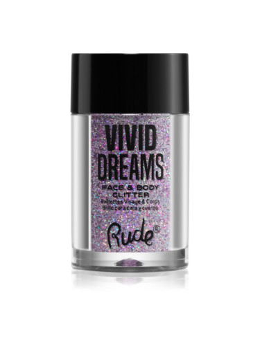 Rude Cosmetics Vivid Dreams брокат за лице и тяло цвят Multiverse 2.7 гр.