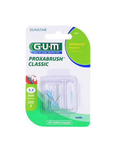 G.U.M Proxabrush Classic резервни четки за междузъбно пространство в блистер 8 бр. 1,1 mm 8 бр.