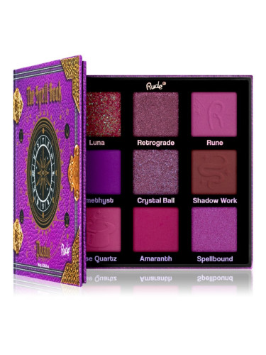 Rude Cosmetics The Spell Book палитра сенки за очи цвят Passion 10.8 гр.