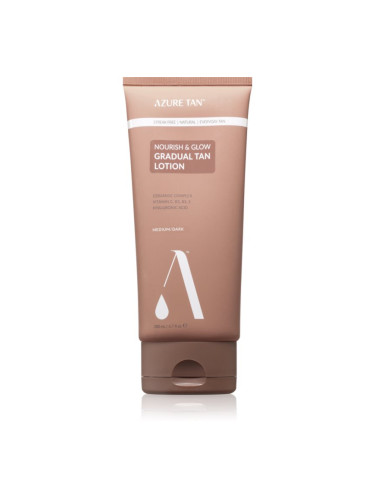 Azure Tan Nourish & Glow автобронзант за тяло цвят Medium/Dark 200 мл.