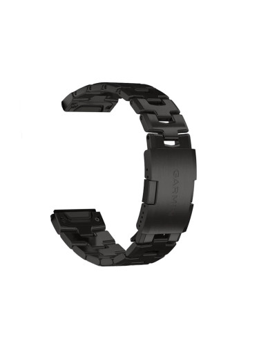 Титаниева верижка Garmin QuickFit, 26 мм, Черна, 010-12864-09