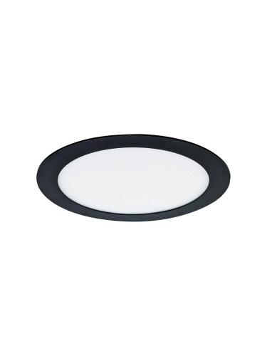 LED Лампа за окачен таван VEGA LED/18W/230V 2900/3900/5800K Ø 22,5 см черен