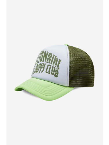 Шапка с козирка Billionaire Boys Club Arch Logo Trucker Cap в зелено с десен