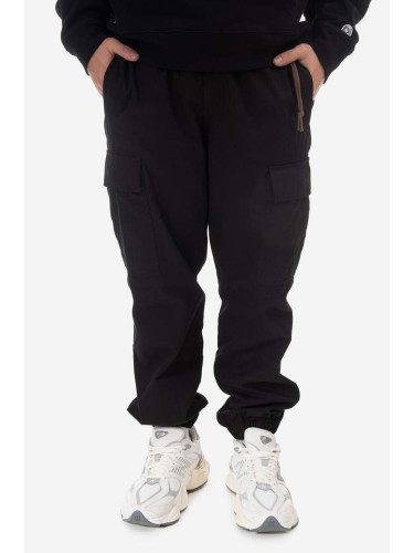 Памучен панталон Billionaire Boys Club Overdyed Cargo Pants B23109 BLACK в черно с кройка тип карго