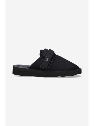 Чехли Suicoke ZAVO-VHL Rubber Sole BLACK в черно