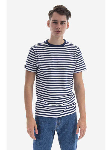 Памучна тениска Norse Projects Niels Classic Stripe в бяло с десен