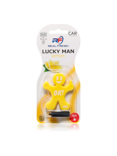 Real Fresh Lucky Man Lemon aроматизатор за автомобил 1 бр.