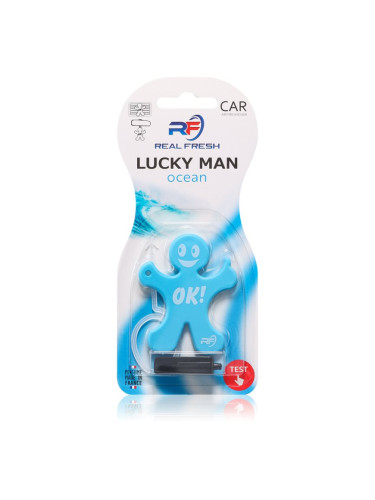 Real Fresh Lucky Man Ocean aроматизатор за автомобил 1 бр.