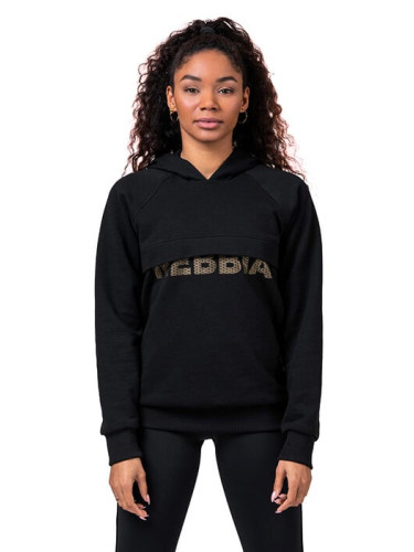 Women's sweatshirt Nebbia Intense Long hoodie black XS