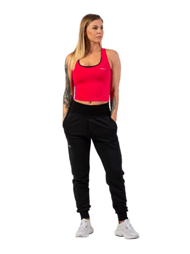 Dámské tepláky Nebbia  High-Waist Loose Fit Sweatpants "Feeling Good" 409 black M