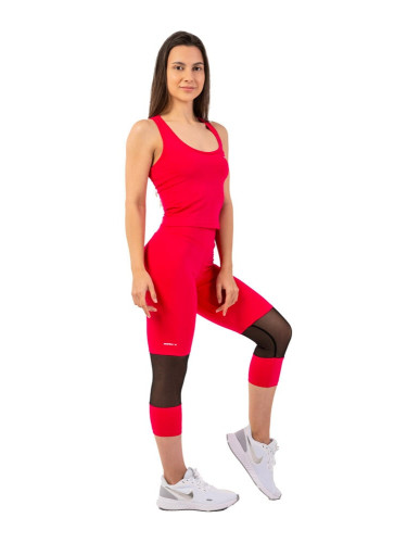 Dámské legíny Nebbia  High-Waist ¾ Length Sporty Leggings 406 pink S