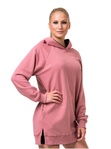 Women's sweatshirt Nebbia Hero Everyday hoodie old rose XS