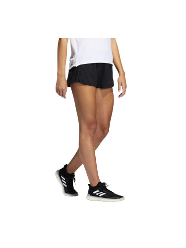 Dámské šortky adidas  Pacer 3-Stripes Woven Heather Shorts Black L