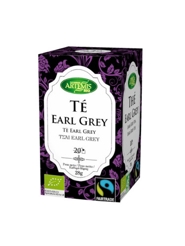 Черен чай с бергамот, БИО 20 филтърни пакетчета, 28 g | Herbes del Moli