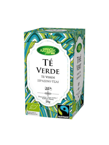 Зелен чай, БИО 20 филтърни пакетчета, 28 g | Herbes del Moli