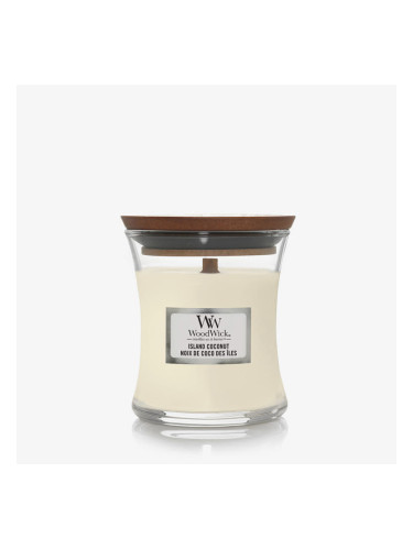 WoodWick Small Hourglass Candle - Island Coconut Universal