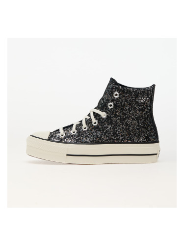 Сникърси Converse Chuck Taylor All Star Lift Platform Glitter Into The Void/ Egret/ Black EUR 41.5