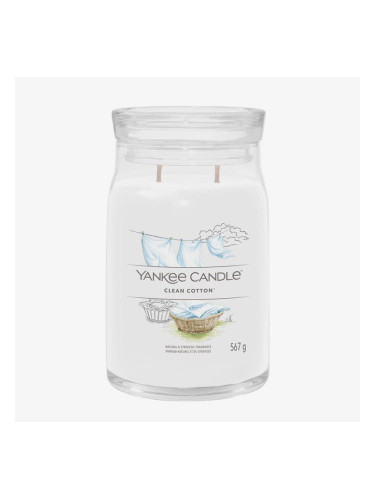 Yankee Candle Signature Large Jar 2 Wicks - Clean Cotton Universal