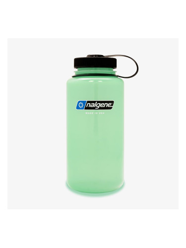 Nalgene Wide-Mouth 1000ml Sustain Bottle Glow Green Universal