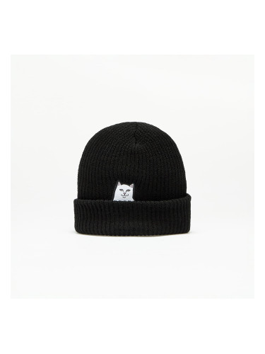 RIPNDIP Lord Nermal Ribbed Beanie Black Universal