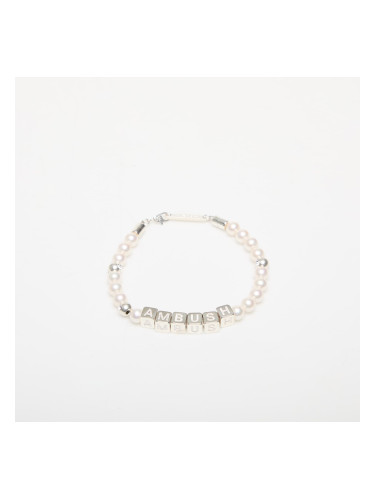 Ambush Pearl Letterblock Bracelet Silver/ No Color 1