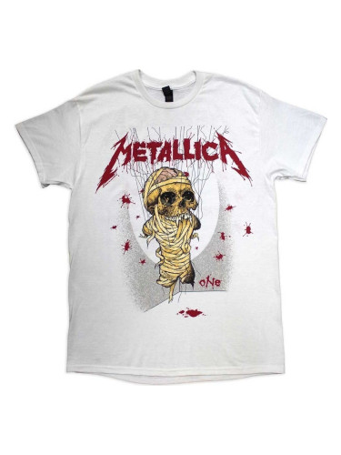 Metallica Риза One Landmine Unisex White 2XL