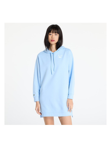 Рокля LACOSTE Oversized Fleece Sweatshirt Dress Blue 36