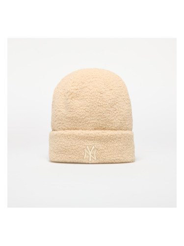 Шапка New Era New York Yankees MLB Wmns Knit Medium Borg Beanie Stone Universal