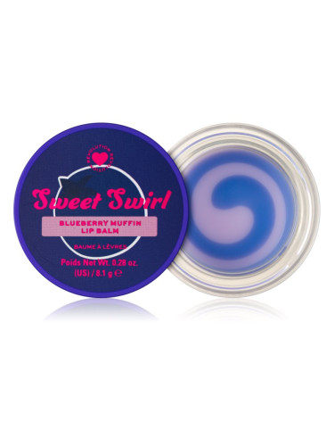 I Heart Revolution Sweet Swirl Lip Mask хидратиращ балсам за устни цвят Blueberry Muffin 8.1 гр.