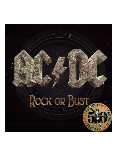 AC/DC - Rock Or Bust (Gold Coloured) (Anniversary Edition) (Gatefold Sleeve) (LP)