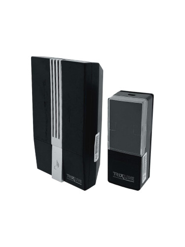 Безжичен звънец BELL с 1x23A и 2xAA батерии, черен