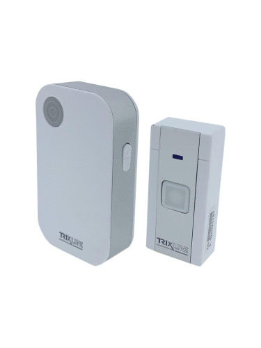 Безжичен звънец BELL 1x23A + 3xAAA бял