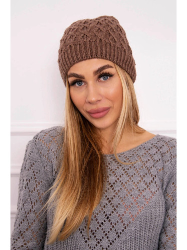 Kesi Cap with fleece Roma K224 mocca