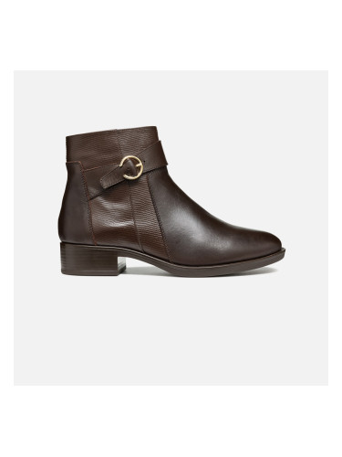 Brown women's ankle boots Geox Felicity - Women's