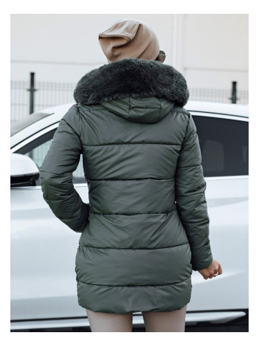 Дамско зимно яке KRISTA зелено