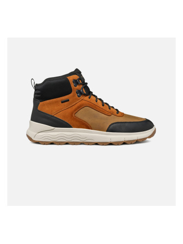 Brown men's ankle boots Geox Spherica 4X4 ABX - Men