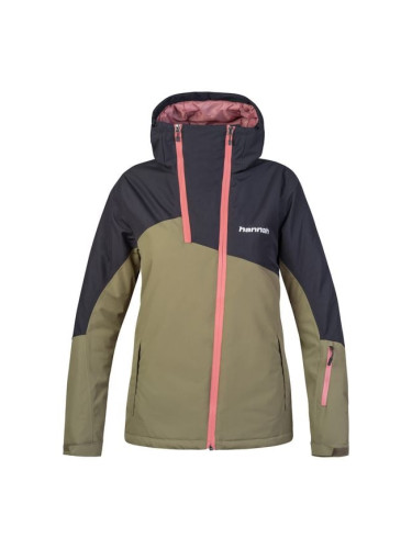 Women's ski jacket Hannah MAKY COL burnt olive/anthracite