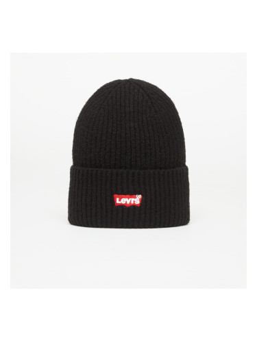 Levi's® Essential Ribbed Batwing Beanie Black Universal