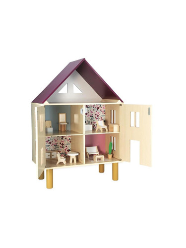 Janod - Дървена куклена къща TWIST