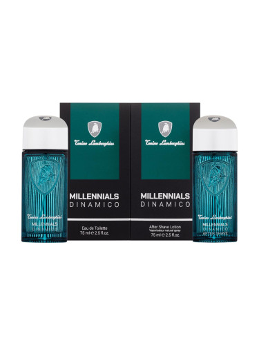 Lamborghini Millennials Dinamico Подаръчен комплект EDT 75 ml + афтършейв 75 ml