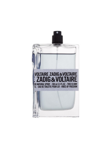 Zadig & Voltaire This is Him! Vibes of Freedom Eau de Toilette за мъже 100 ml ТЕСТЕР