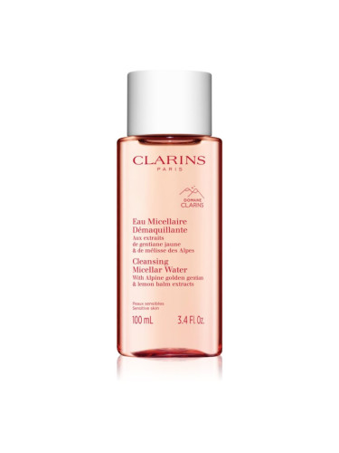 Clarins Cleansing Micellar Water почистваща мицеларна вода за чувствителна кожа на лицето 100 мл.