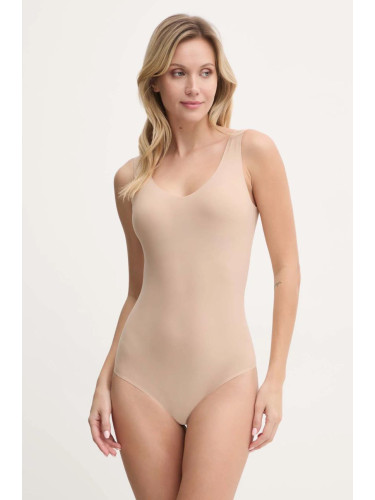 Боди Chantelle SOFT STRETCH в бежово с изчистен дизайн C16A80