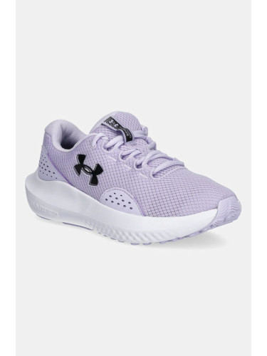 Обувки за бягане Under Armour Charged Surge 4 в лилаво 3027007