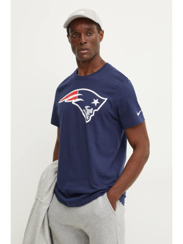 Памучна тениска Nike New England Patriots в тъмносиньо с принт N199-41S-8K-CLH