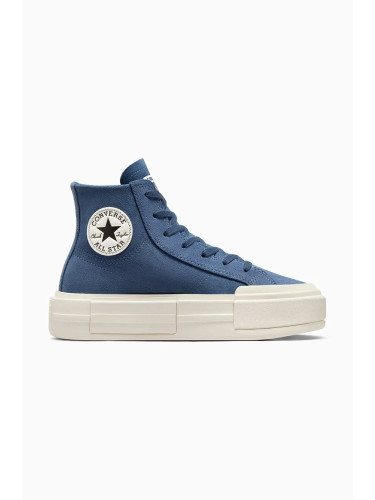 Велурени кецове Converse Chuck Taylor All Star Cruise в тъмносиньо A10088C