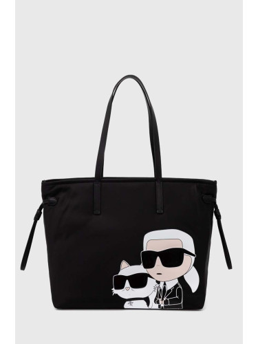 Чанта Karl Lagerfeld в черно 245W3059