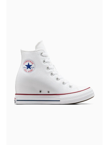 Високи кецове Converse Chuck Taylor All Star Wedge в бяло A11908C