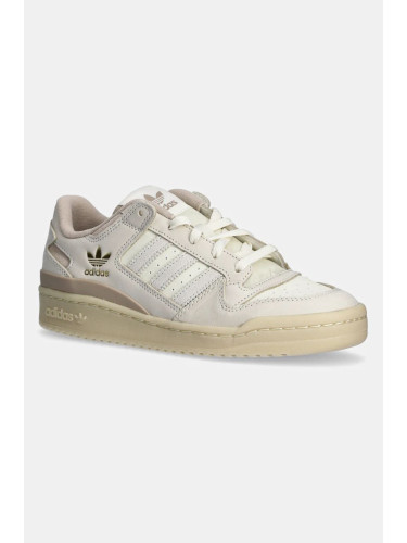 Кожени маратонки adidas Originals Forum Low Cl в бежово IH7826