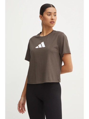 Тениска за трениране adidas Performance Train Essentials в зелено JG8616